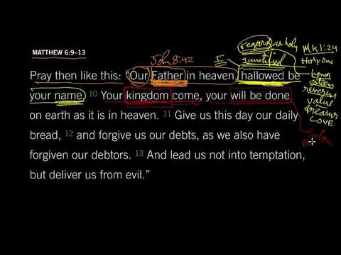 The Lord's Prayer - Explained by John Piper (Matt 6:9-13) - YouTube