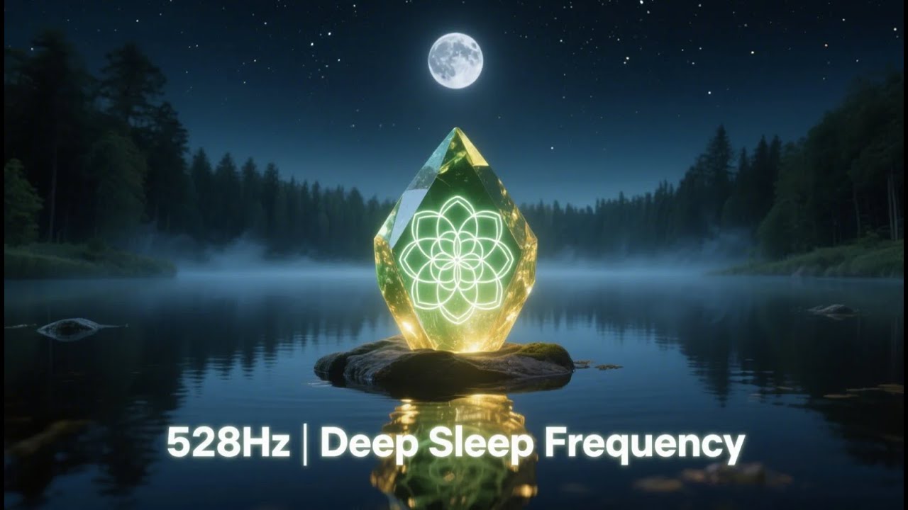 Deep Sleep Frequency Music with 528Hz | Release Stress, Calm the Mind ...