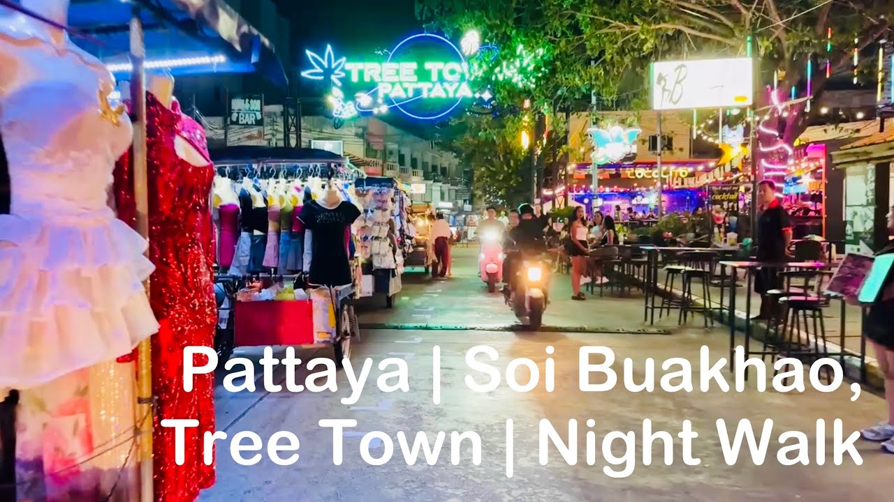 Pattaya | Soi Buakhao, Tree Town | Night Walk