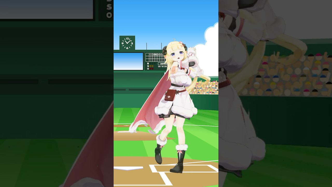 野球ってこっち向きで合ってる？【 #今日のわため 】 #shorts #hololive #vtuber