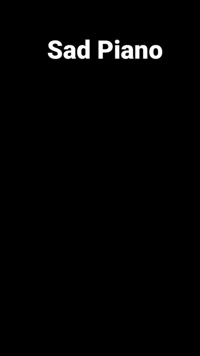 Sad piano Sound effect