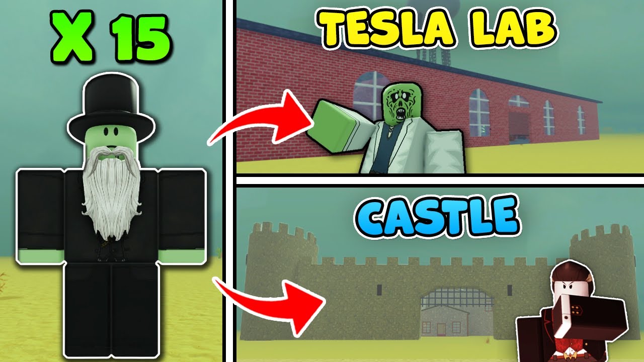 Dead Rails | Roblox | Horde of Banker Zombies take over Tesla Lab and ...