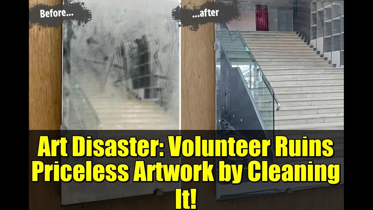 Art Disaster: Volunteer Ruins Priceless Artwork by Cleaning It!