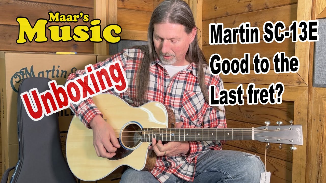 We unbox and demo an SC-13E Martin Guitar -- does it deliver 