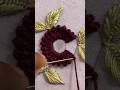 Gorgeous embroidery flower design|embroidery short video|kadai short video