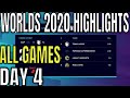 Worlds 2020 Play Ins Day 4 Highlights ALL GAMES | Lol World Championship 2020
