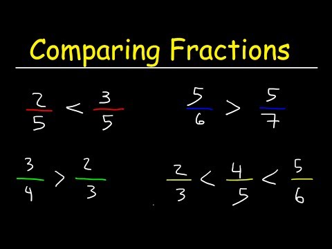 Video: Anong fraction ang mas malaki 7/8 o 910?