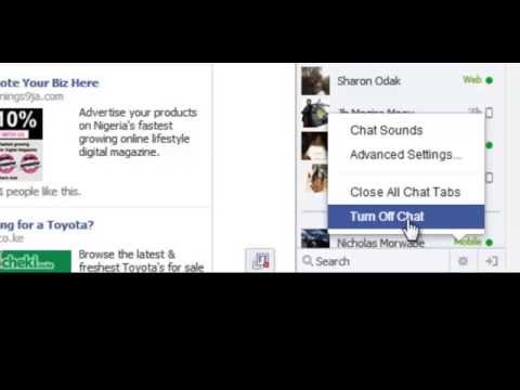 How To Turn off Facebook Chat