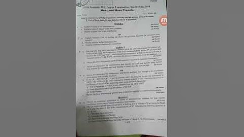 How to pass HMT(Heat and mass transfer) in one night...