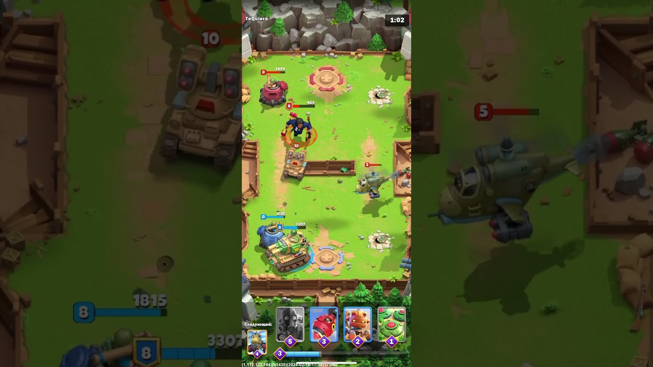 ЗАГОНЯЛ УСАТОГО ПО ПОЛЮ В War Alliance/clash royal 😂 подпишись! 