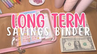 Long term savings || savings challenges to save for long term goals ✨