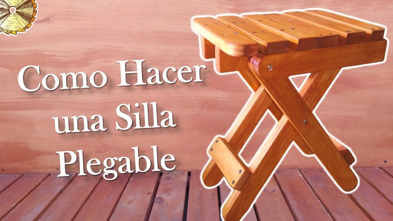 SILLA PLEGABLE DE MADERA PARA NIÑOS FACIL Y BONITO DE HACER - TUTORIAL DE  CARPINTERÍA 