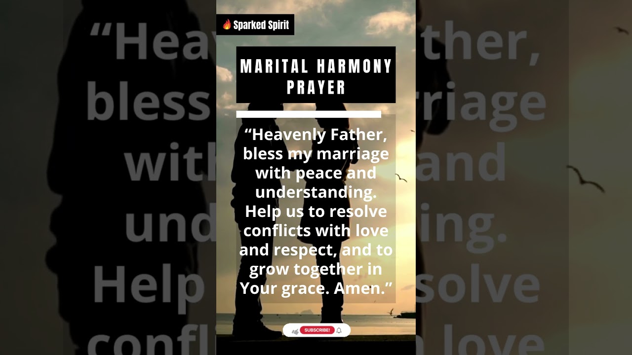 Prayer for Marital Peace and Unity 