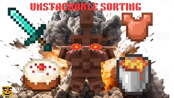 EASY Unstackable Item Sorter with Copper Golem!