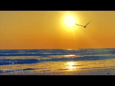BEST BEACH HD VIDEO • GOLDEN SUNSET • OCEAN MEDITATION • NATURE WAVES SOUND • ARTIST EMERALD