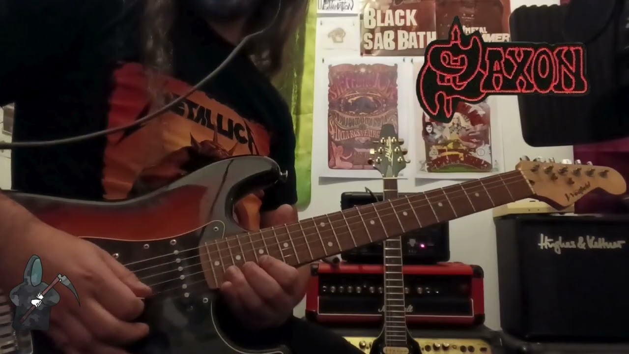 Denim and Leather (Saxon Cover)