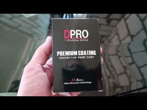 Видео: Жидкое стекло Керамика DPRO Type H 9H Premium Coating Nano Ceramic для авто Япония 30 мл