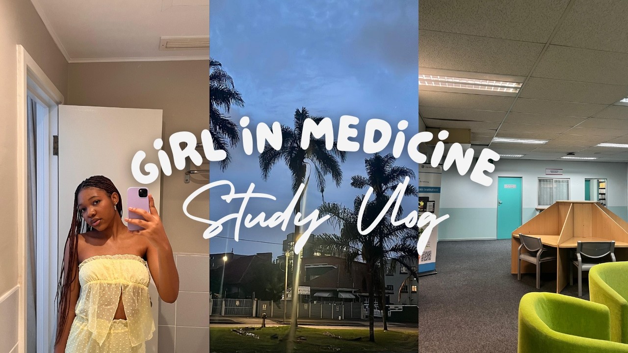 GIRL IN MEDICINE -Study Vlog| Study, lab practical, coffee date, friends, church