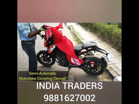 semi automatic bike cover