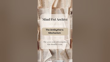 The Antikythera Mechanism: The 2,000-Year-Old Greek Computer 🧠⚙️