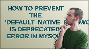 Dba: How to prevent the 