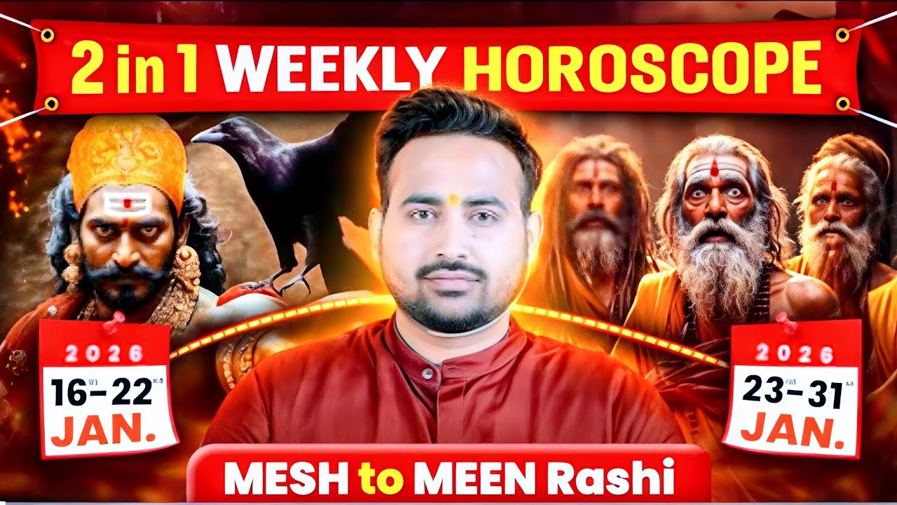2 in 1 Weekly Horoscope: मेष से मीन राशि का 16 से 31 जनवरी का साप्ताहिक राशिफल, 