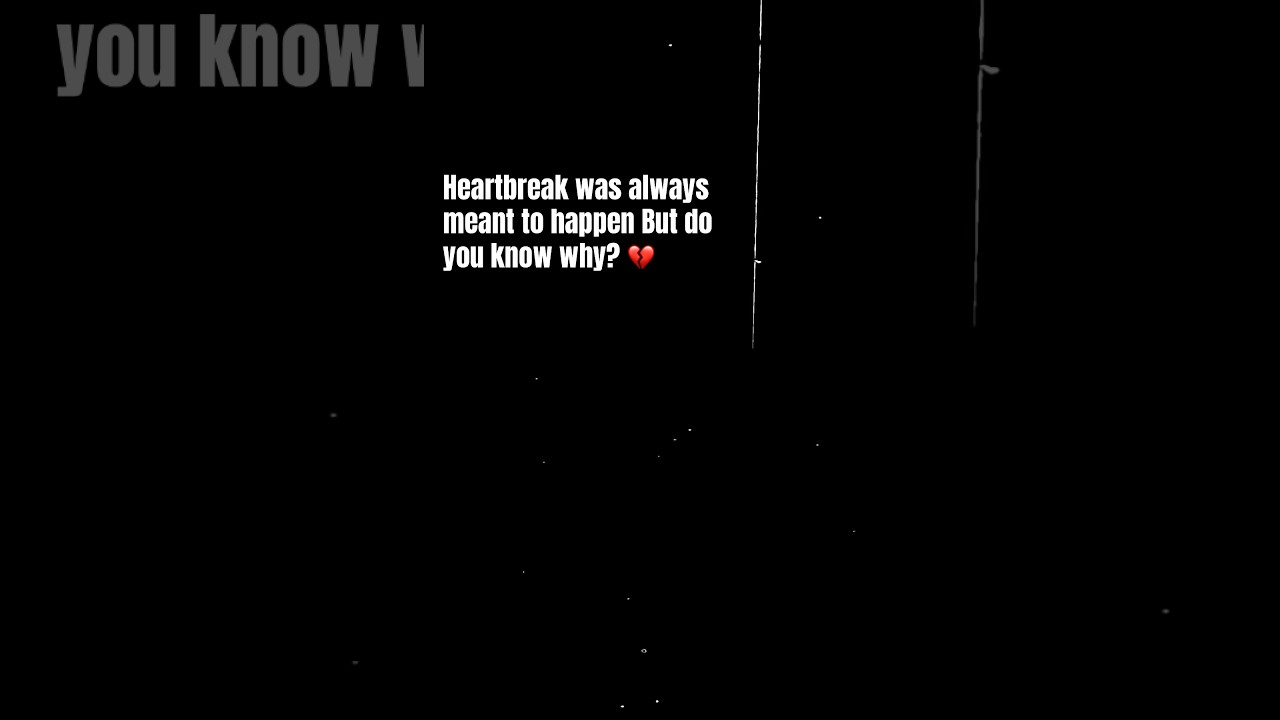 Hearts break when you love other than Allah.  