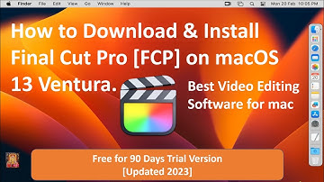 How to Install Final Cut Pro [FCP] on macOS 13 Ventura !! Apple mac Video Editing Software !!