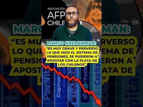 Marco Kremerman: “El sistema de pensiones apostó con la plata de los chilenos”