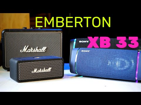 Видео: Малая колонка против БОЛЬШОЙ - Marshall Emberton vs SONY XB33