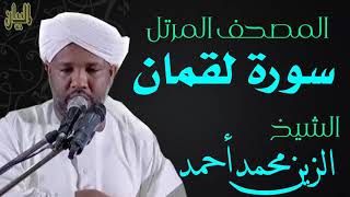 الشيخ الزين محمد أحمد سورة لقمان  Sheikh|| Al-Zain Muhammad Ahmad |Surah Luqman