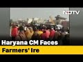 Haryana Chief Minister's Convoy Turns Around As Farmers Show Black Flags