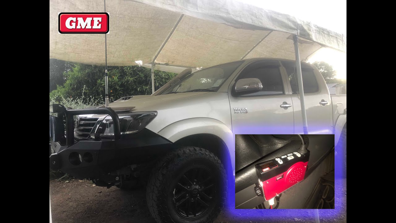 GME Radio Install in Hilux YouTube