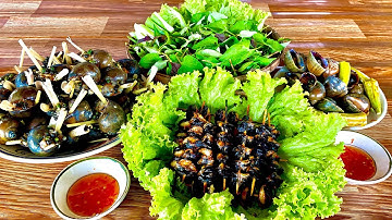 Ốc Bươu Đen Nướng Sa Tế ,Món Ăn Dân Dã Miền tây • UMQT | # 108