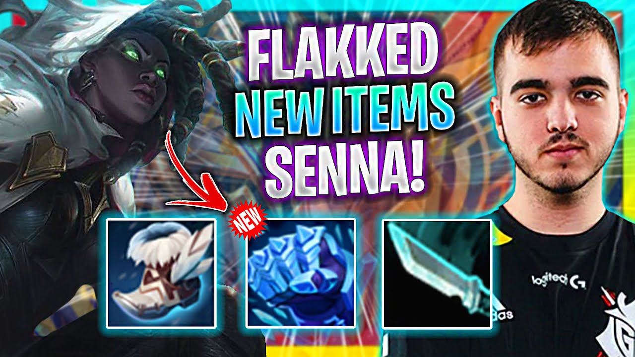 FLAKKED PLAYS SENNA WITH NEW ITEMS SUPPORT! *Preseason 2033* Flakked