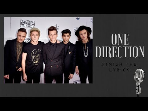 Finish The Lyrics - One Direction ft. 1D solos