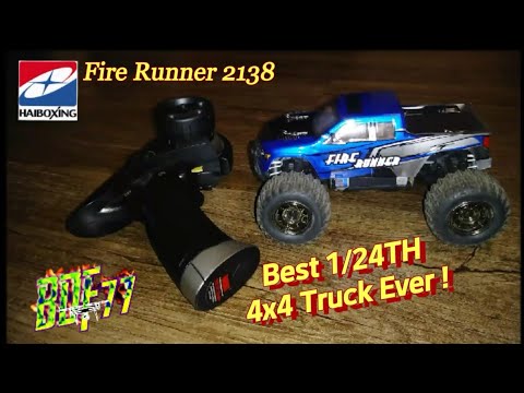 dronesense Haiboxing 2138 Fire Runner 4x4 1/24 Scale RC Truck. Best RC Truck In It's Class.