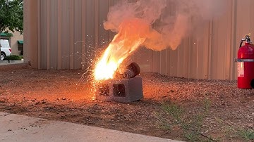 Using Thermite To Destroy Hard Drives, Part 2