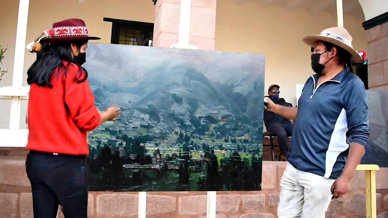 CONCURSO DE PINTURA al aire libre en zurite cusco perú | ARTE EN SI