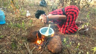 Cooking in the forest the most appetizing Maasai food\/\/African village life