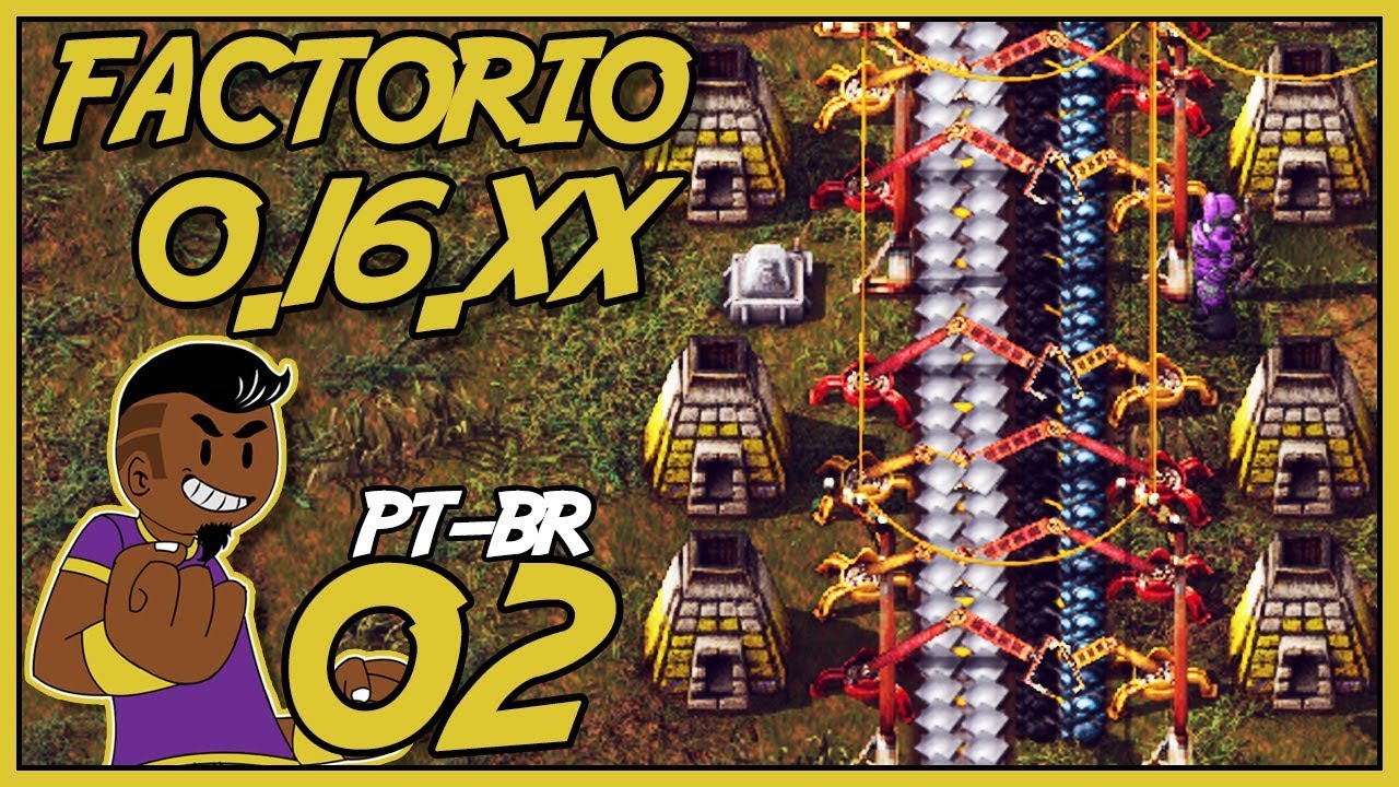 Factorio PT BR #002 - FERRO AUTOMÁTICO - Gameplay Português - YouTube