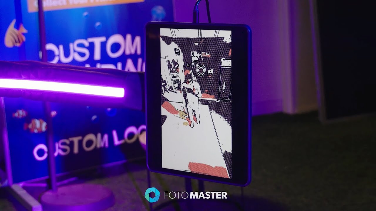 V-Motion 180 Photo Booth: Artistic Filters Feature