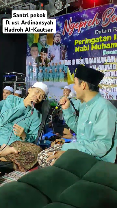 Santri pekok versi ustd ardinansyah cengkok ular kobra #alkautsar #majlissholawat