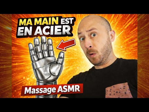 Massage ASMR avec mains d'acier