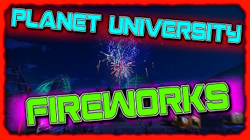HOW TO CREATE FIREWORK DISPLAYS | Planet University for Planet Coaster