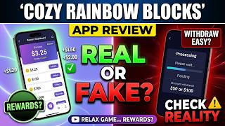 Cozy Rainbow Blocks App Review | Real Withdrawal Test and Earnings System screenshot 5