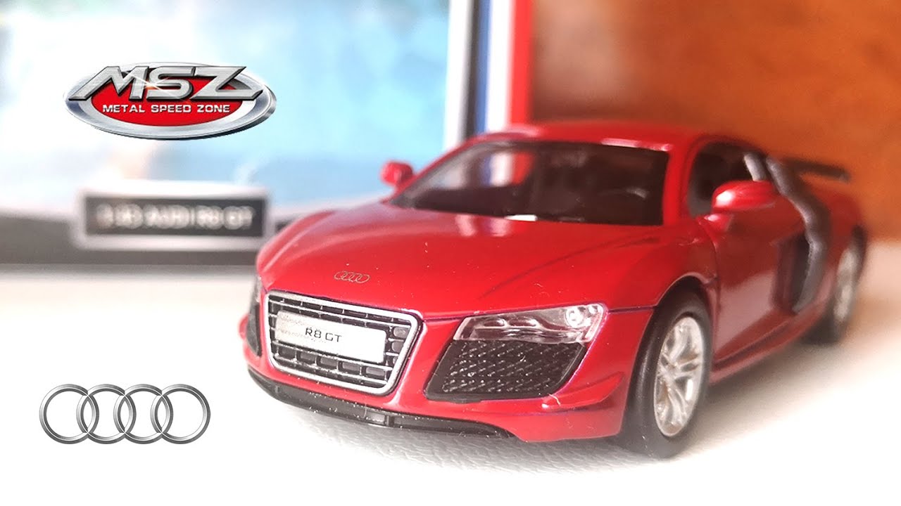 MSZ diecast AUDI R8 GT scale model 1/43 1:43 hobby collection