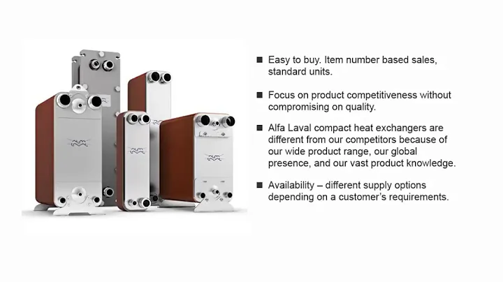 Alfa Laval AXP brazed plate heat exchanger