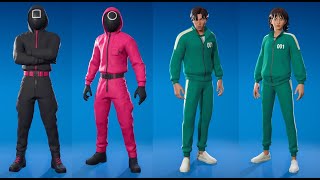SKINS DEL JUEGO DEL CALAMAR LLEGAN A FORTNITE EN TIENDA