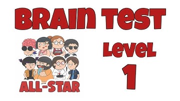 Brain Test All-Star: IQ Boost Level 1 Solution